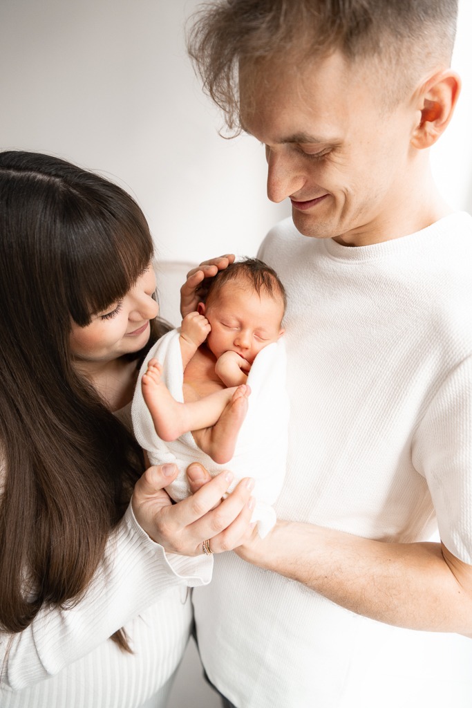 Sesja noworodkowa Łucji w studio Dominiki i Michała 6 - sesja noworodkowa Milanowek 2