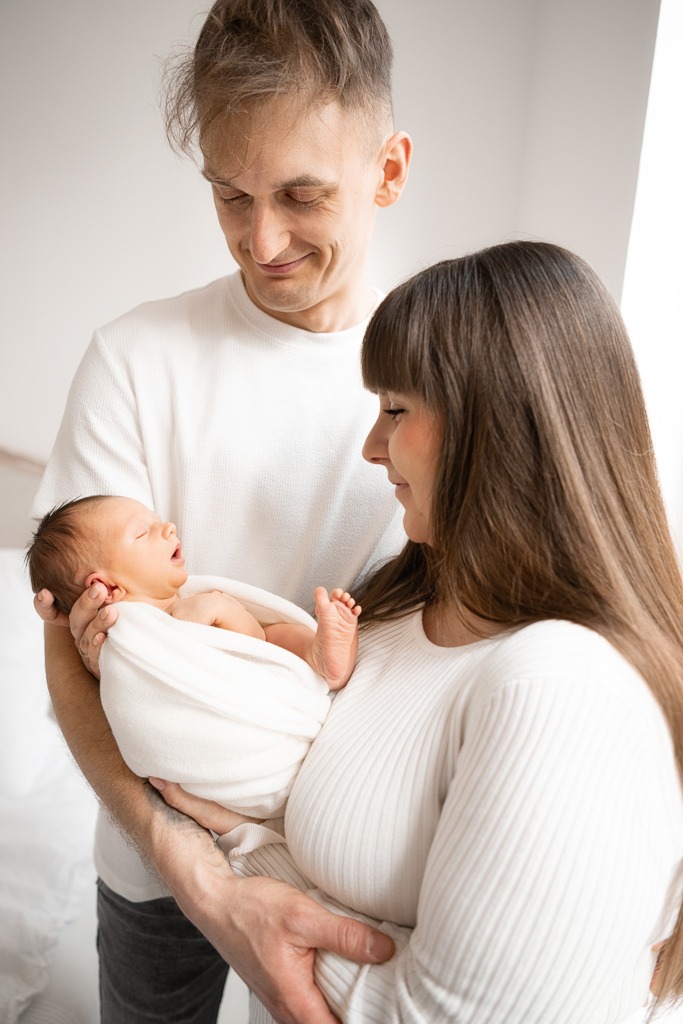 Sesja noworodkowa Łucji w studio Dominiki i Michała 10 - sesja noworodkowa Nadarzyn