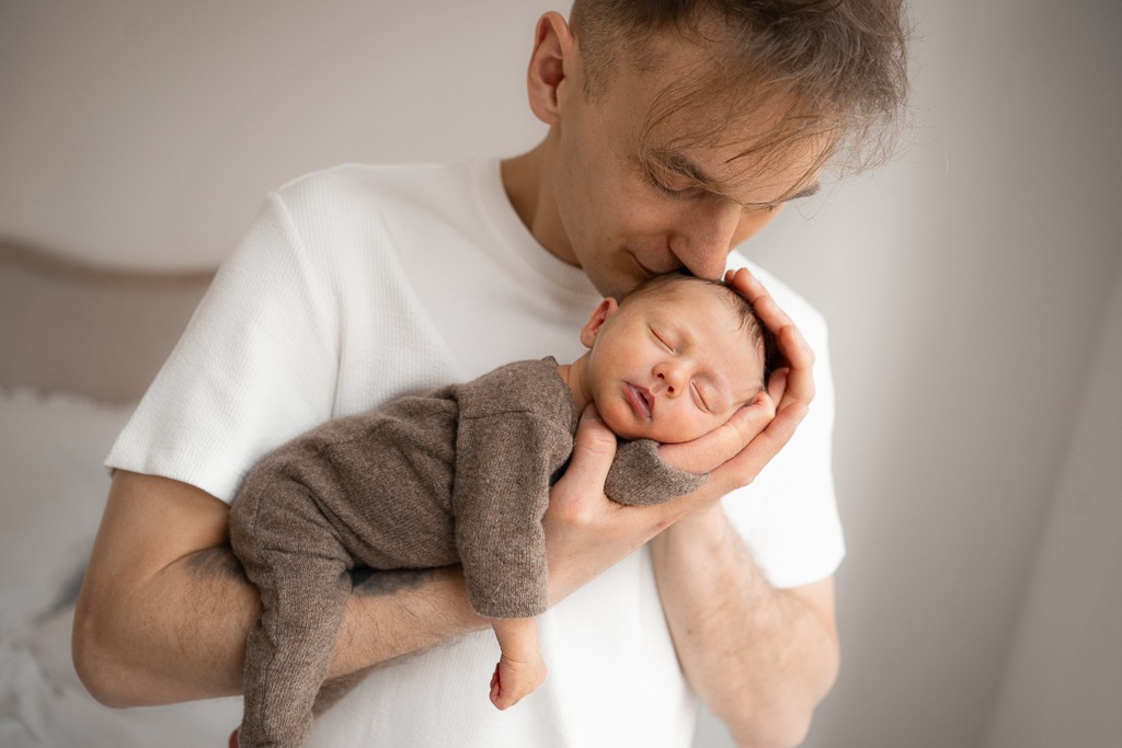 Sesja noworodkowa Łucji w studio Dominiki i Michała 11 - sesja noworodkowa Otrebusy